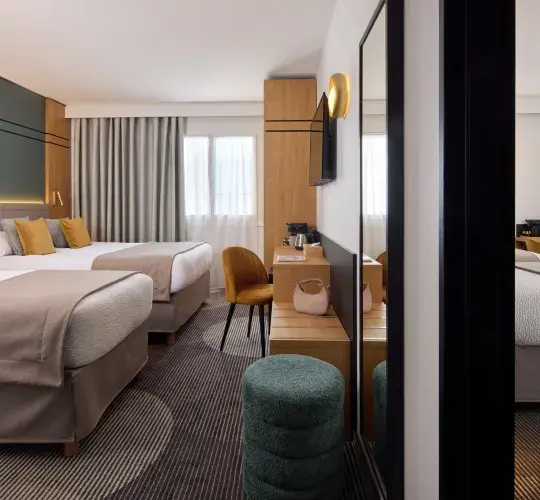  Hotel Roissy Lourdes 4 etoiles Chambres communicantes pour 5 personnes Hotel Roissy proche de la Grotte de Lourdes