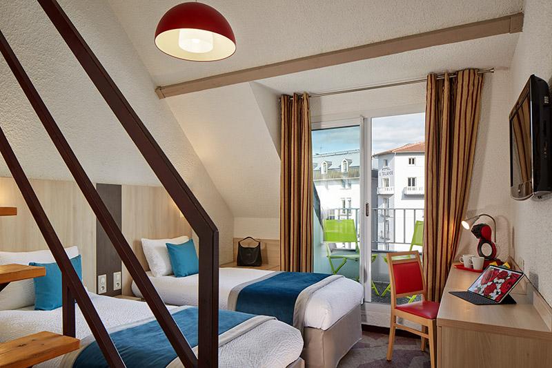 Hotel Roissy Lourdes Vierbettzimmer - Komfort-Kategorie