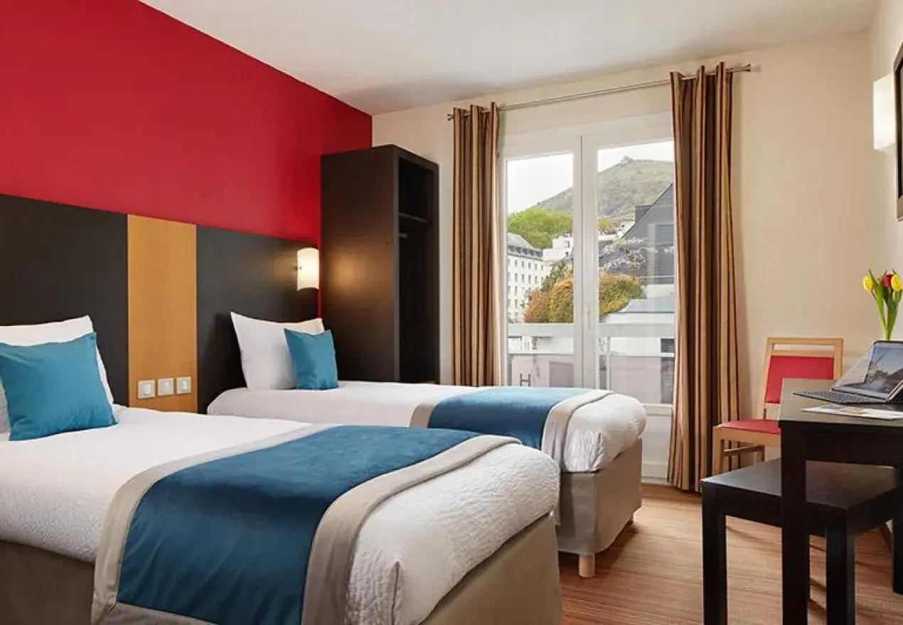  Hotel Roissy Lourdes hotel Roissy 4 estrelas em Lourdes – quarto twin Conforto