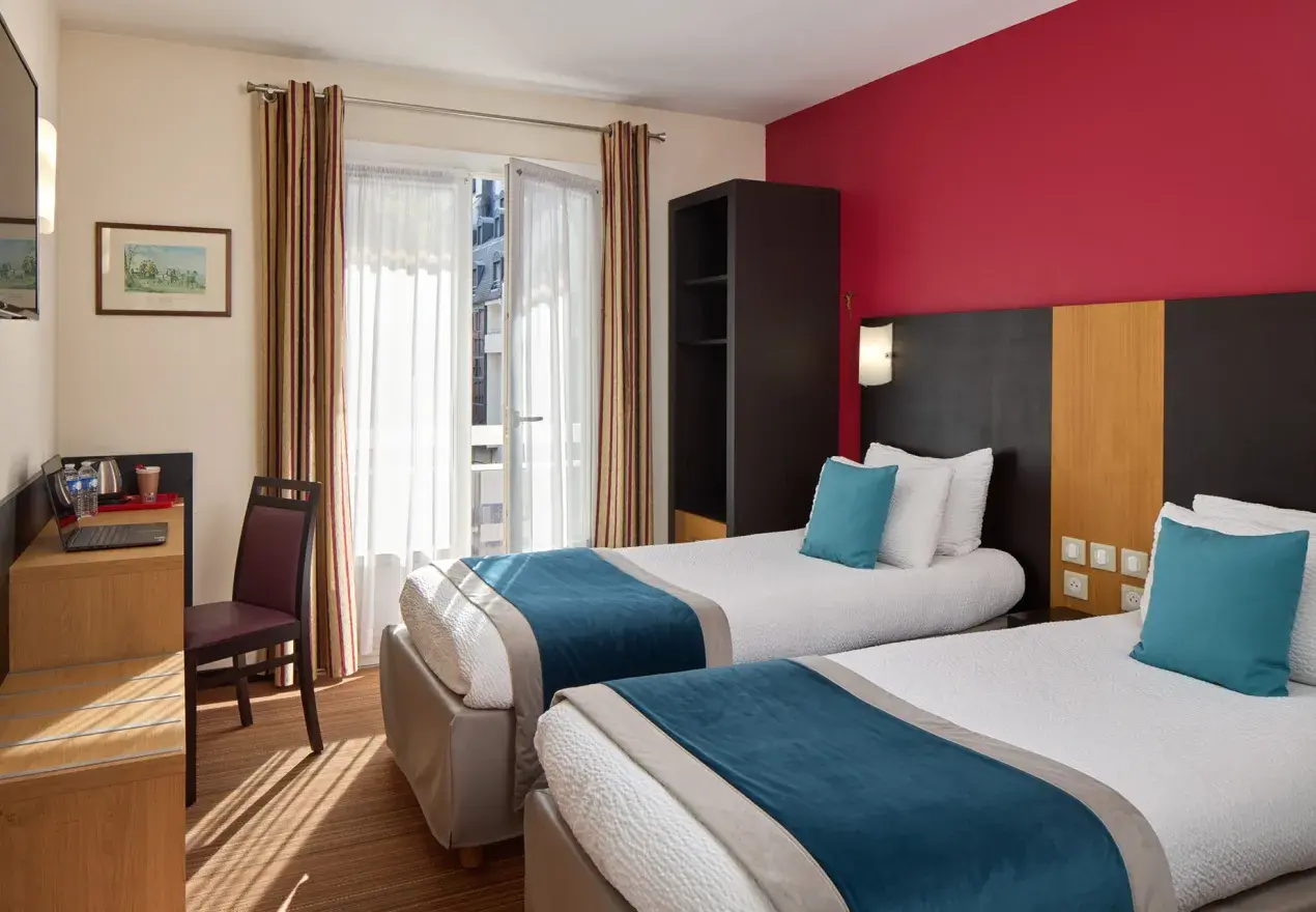  Hotel Roissy Lourdes Hotel Roissy Lourdes perto da Gruta 4 estrelas – Quarto dople Conforto