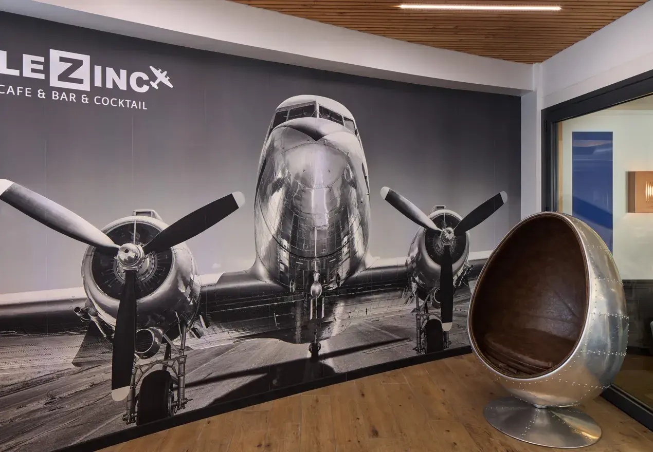  Hotel Roissy Lourdes Le Zinc Bar – lounge do Hotel Roissy Lourdes perto da Gruta